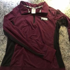 pink maroon quarter zip!